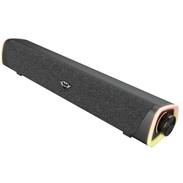 Trust Gaming Barra de Sonido GXT 620 Axon, 12W, 2.0 Canales, para Ordenador, Gaming
